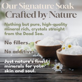 Dead Sea Warehouse - Dead Sea Salts for Soaking - 100% Dead Sea Mineral Bath Salts - Great for Soothing Muscles Aches, Relaxation, Alleviate Skin Issues - Unscented - 18.5 LBS