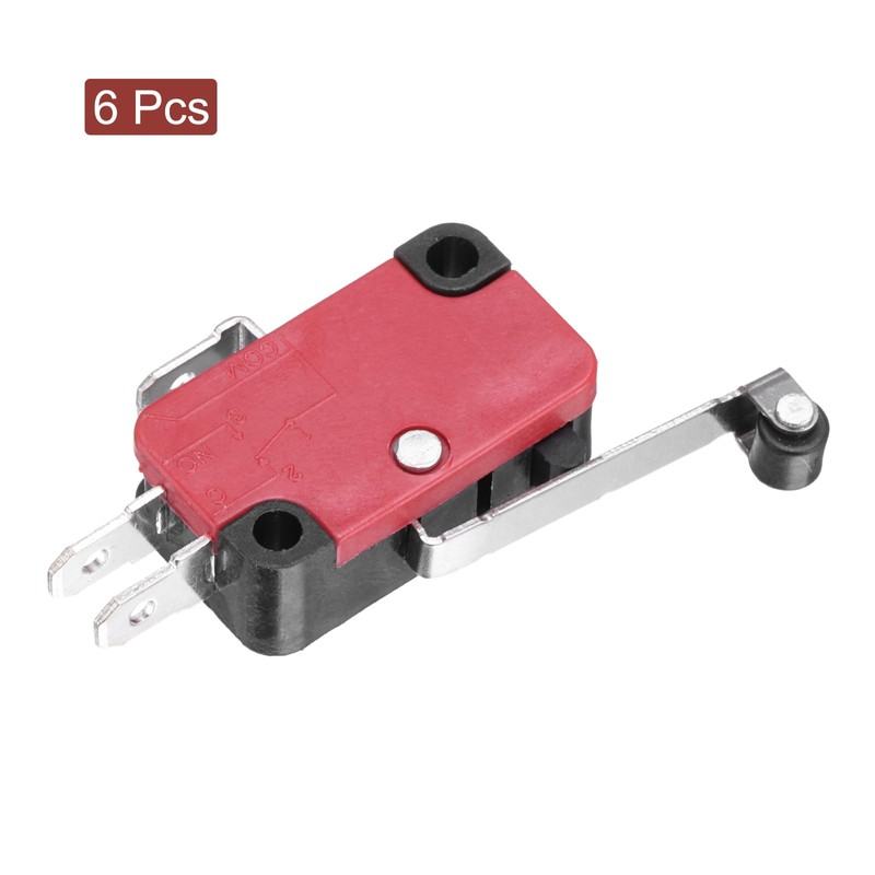 sourcing map 6Pcs V-156-1C25 1NO + 1NC Micro Limit Switch
