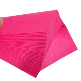 Felt for Crafts, 1 mm Thick Stiff Felt Sheets, Pack of 32 Felt Fabric, 17.78 x 28.7 cm Craft Felt for Sewing Crafts and Festivals Party Decorations (Dark Pink)