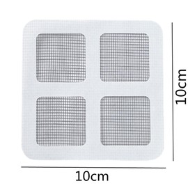 Shower Drain Hair Catcher Mesh Stickers, Disposable Floor Drain Filter Stickers, Bathroom Drain Hair Catcher, Shower Drain Hair Catcher Mesh Stickers for Sink, Kitchen, Bathtub (20pcs) Loopunk