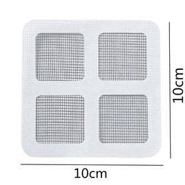 Shower Drain Hair Catcher Mesh Stickers, Disposable Floor Drain Filter Stickers, Bathroom Drain Hair Catcher, Shower Drain Hair Catcher Mesh Stickers for Sink, Kitchen, Bathtub (20pcs) Loopunk