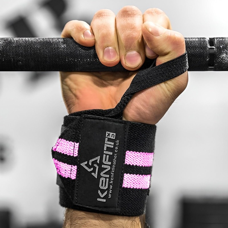 Wrist Straps Wraps for Weight Exercise Deadlift Dumbbell Training