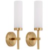 Gold Bathroom Wall Sconces Set of 2, Modern Sconces Wall