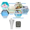 Longzhuo Wireless Floating Pool Thermometer - Digital Temperature Monitor for