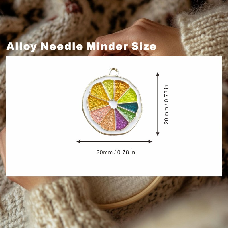 Lemon Needle Minder Magnet, Magnetic Needle Holder for Embroidery Needlework,Cross