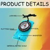 4 Compasses for Navigation, Adjustable Declination, Magnifier, Ruler and Scale,