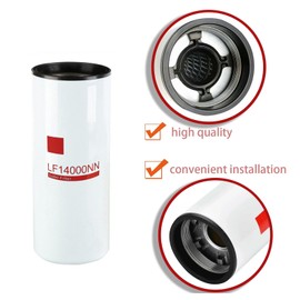 LF14000NN FF5776 FS20172 Oil Change Kit, Fuel Filter and Fuel Water Separator Filter Compatible With Cummins ISX15 Oil Change Kit OE# LF14000NN NFF5776 K37-1029