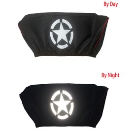 Winch Cover Waterproof and snowproof Heavy Duty 600D Breathable Oxford Fabric Dust-Proof Winch Protection Cover, Compatible with Most 8500-17500 Lbs Electric Winches for JK accessories etc.