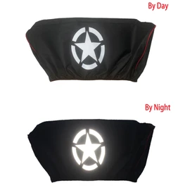 Winch Cover Waterproof and snowproof Heavy Duty 600D Breathable Oxford Fabric Dust-Proof Winch Protection Cover, Compatible with Most 8500-17500 Lbs Electric Winches for JK accessories etc.