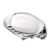BOPai Elegant Suction Cup Soap Dish for Shower, Powerful Vacuum