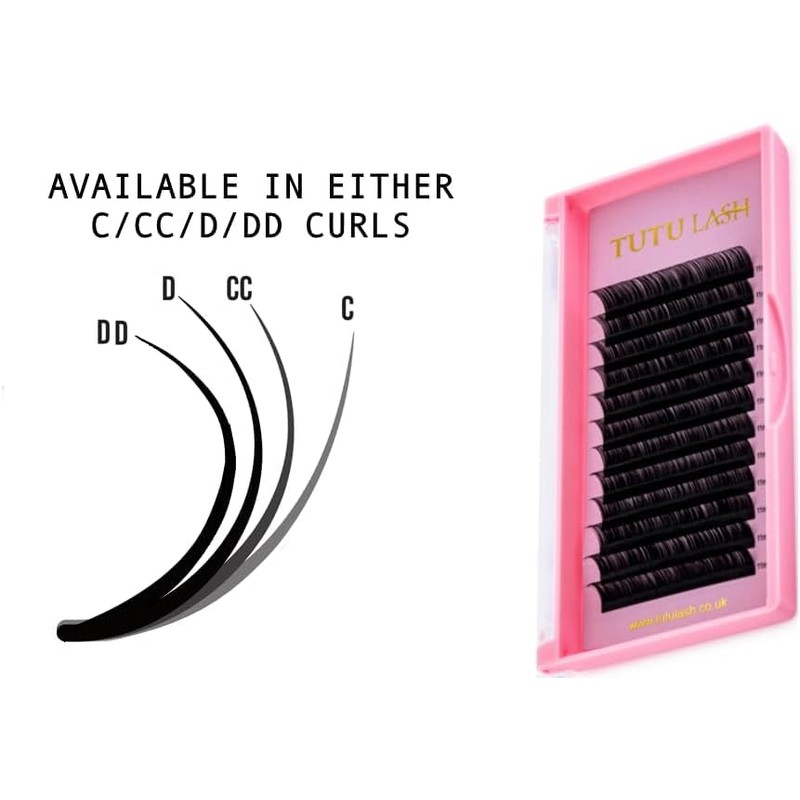 Faux Mink Individual Eyelash Extension Lash Trays Classic Russian Volume