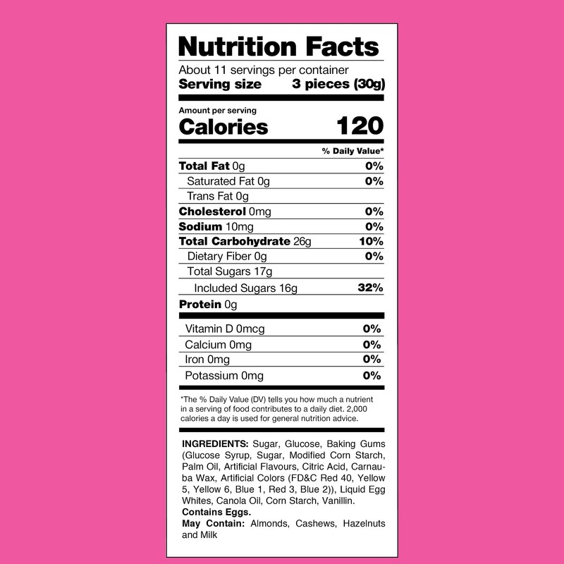 Jujube Nougat Candy with Fruit Jelly Pieces 12-Ounce Pack, Individually