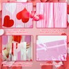 Mega-L 2 Pack Valentines Day Party Decorations 3.3X6.6 ft Red