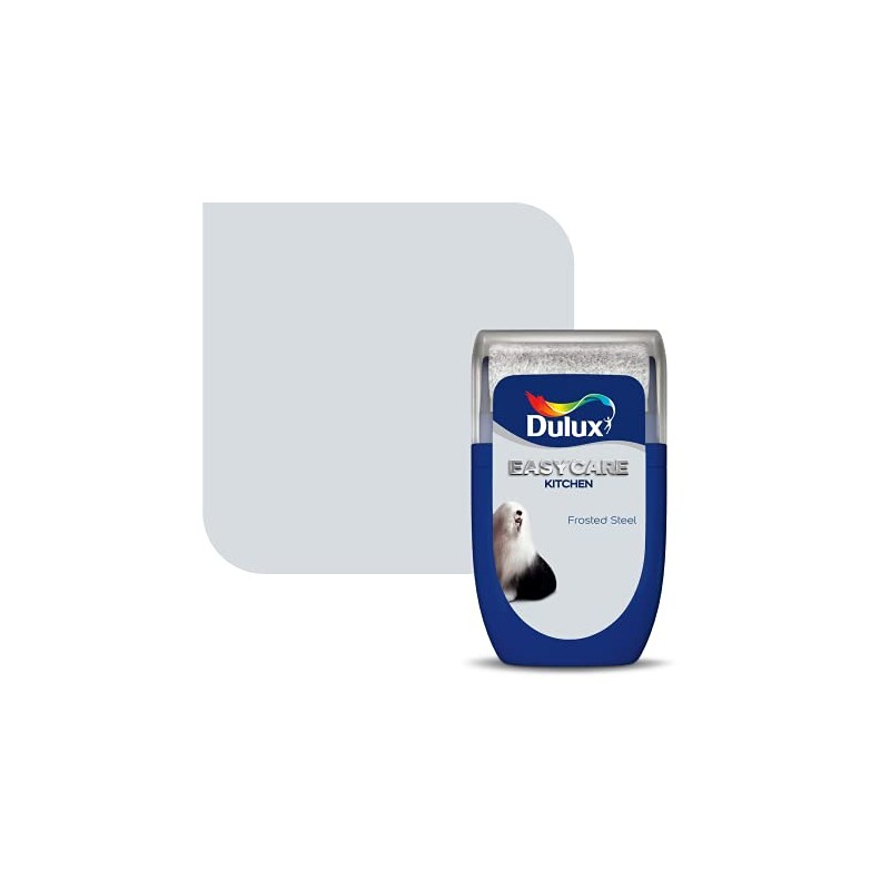 Dulux Easycare Kitchen Tester Paint, Frosted Steel, 30 ml