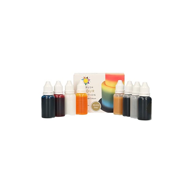Sugarflair Alcohol Free Airbrush Colour Collection 8x 14ml