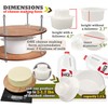 Wooden Cheese Press for Cheese Making Supplies Diameter 11 in
