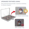 Hupsjer Card Display Case Large Aluminum 34" L x 22"