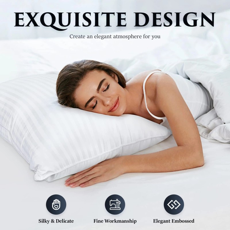 COZSINOOR Bed Pillows for Sleeping Queen Size - Hotel Quality