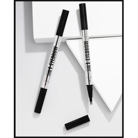 Zweizinkiger Augenbrauenstift, wasserfester 2-in-1-Flüssiger Augenbrauenstift(Dunkelbraun)