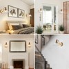 XIEDUN Vintage Wall Sconces Brass Wall Lights for Living Room