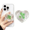 MaNeaz Love Lucky Charm Four Leaf Clover Extendable Holder and