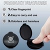 3pcs Fingerp/Rint Ink Pad,Black Stamp Pad for Fingerp/Rint Identification,Fing/Erprint Stamp