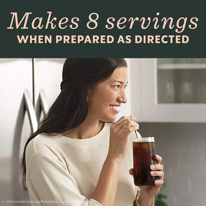 Starbucks Cold Brew Coffee SIGNATURE BLACK Concentrate (1 Pack) 32