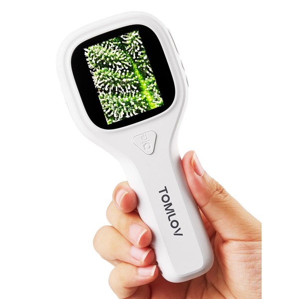 TOMLOV P10 Evo Handheld Close-Up Microscope with 2" IPS Screen: