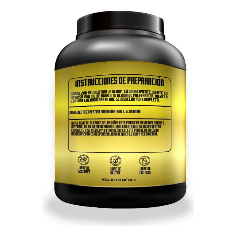 Creatina + Glutamina 1kg Vikingo Varios Sabores