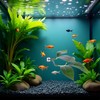 Green Betta Fish Leaf Pad,Plastic Plant Betta Hammock Leaf Bed,Simulating