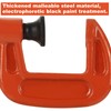 Abuff 1 Inch C-Clamp Set, 12-Pack Iron C Clamp Heavy