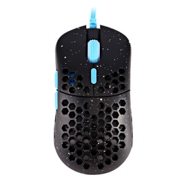 HK Gaming Mira S Ultra Lightweight Honeycomb Shell Wired RGB Gaming Mouse - Up to 12 000 cpi | 6 Buttons - 61g Only (Mira-S, Blue Phantom)