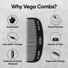 Vega Beard Comb, black, 19 g
