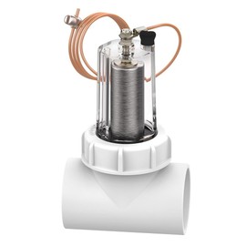 EverCrystal Zinc Anode for Saltwater Pool, Corrosion Protection for Pool Metal Parts, Sacrificial Anode with 3.2ft Wire, Leak Proof