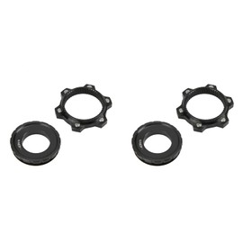 2pcs Bike Center Lock Adapter, 6 to Centerlock Adapter Mountain Bike Disc Brake Hub Adapter Center Lock Hubs to Fit 6 Rotors