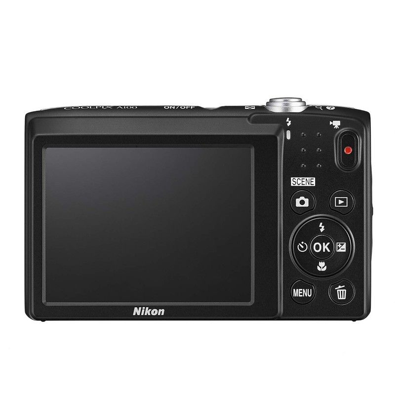 Nikon COOLPIX A100 Optics 5X 2005 Pixels Digital Camera, sliver
