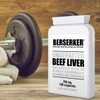 Berserker Desiccated Beef Liver 750mg 500 Capsules Un-defatted Meaning Full