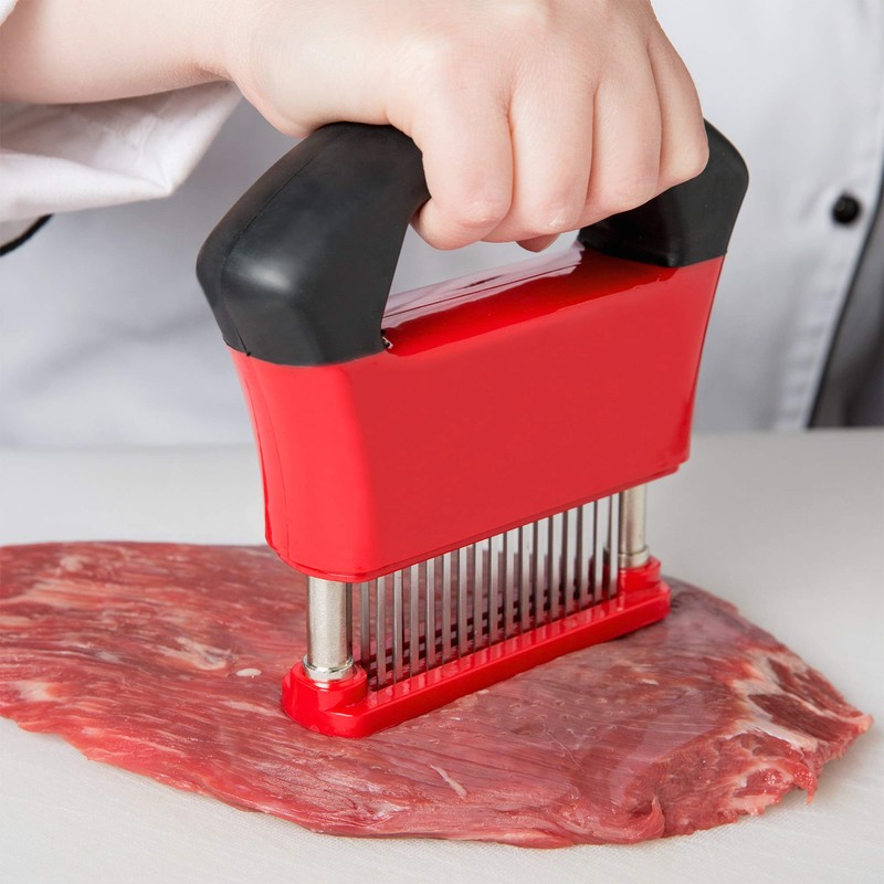 Chef-Master Meat Tenderizer Tool, Stainless Steel Sharp Needle Blade Tenderizer