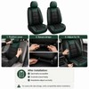 2-Piece Front Car Seat Cover Set – Artificial Leather Seat