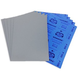9 X 11 Inch 1000 Grit Premium Waterproof Starcke Matador Sandpaper Sheets, 10 Pack