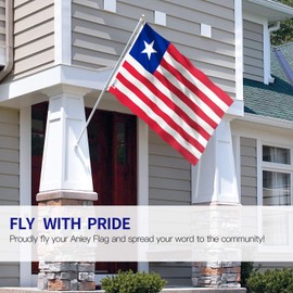 Anley Fly Breeze 3x5 Feet Liberia Flag - Vivid Color and Fade Proof - Canvas Header and Double Stitched - The Republic of Liberia Flags Polyester with Brass Grommets 3 X 5 Ft