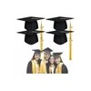 4 Gorros De Graduación Con Borlas Y Colgante 2026
