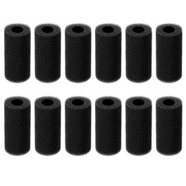 BOHUIZ Aquarium Filter Sponge, Round Black Pre-Filter Sponge for Aquarium 0.8" Intake Sponges Replacement Foam Roll for Small Fish Shrimp Fry Fish Tank Covers Accessories