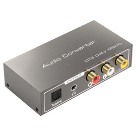 Byttlerom 192Khz Audio Converter Toslink Optical Coaxial -Compatible ARC to Coaxial Toslink L/R 3.5mm Jack Adapter