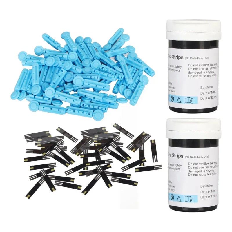 Tiras Reactivas De Glucosa Blood Lancets, 50 Unidades, 50 Un