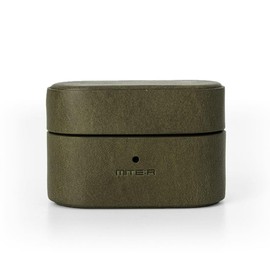 MITER Handcrafted Mudravelli Leather Case for Sony WF-1000XM6, Made in Italy Mudravelli Leather, Scratch Resistant, Made in Korea (WF1000XM6) (Olive Green)