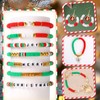 Augshy 4200pcs Christmas Clay Beads Vinyl Heishi Flat Round Polymer