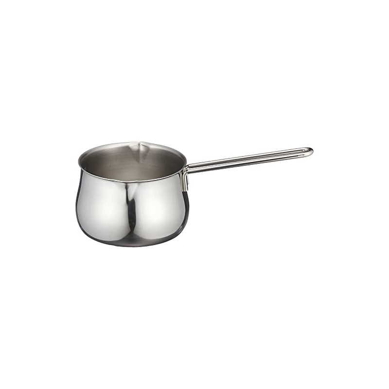 Takekoshi 18-8 Milk Pan 1000cc Scale Wire Handle