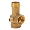 Nimomo Pipe Fitting, 5-Way Brass Pipe Fitting, G1 Thread Pipe