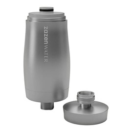 zazen Water Infinity Shower Filter, Brushed Silver